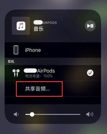 水城苹果14音频维修点分享iPhone14音频共享设置方法 