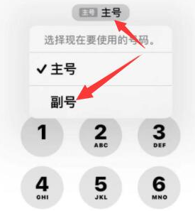 水城苹果14维修店分享iPhone 14 Pro Max使用副卡打电话的方法 